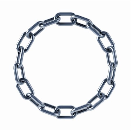 simsearch:400-07578126,k - isolated chain links 3d rendering Stock Photo - Budget Royalty-Free & Subscription, Code: 400-05122283