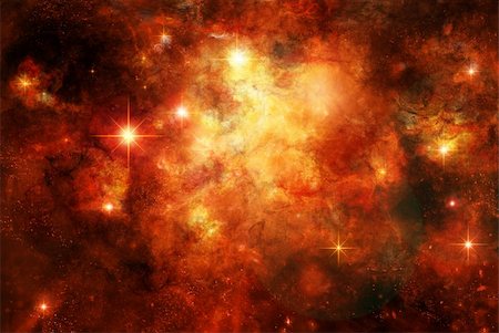 simsearch:400-05342470,k - Fiery nebula, where stars give birth Stock Photo - Budget Royalty-Free & Subscription, Code: 400-05123609