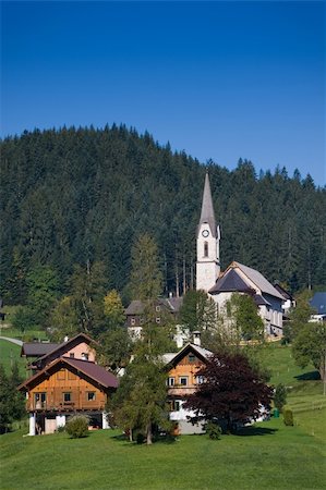 simsearch:400-05135647,k - Gosau, beautiful town in Salzkammergut region, Austria Stock Photo - Budget Royalty-Free & Subscription, Code: 400-05134959