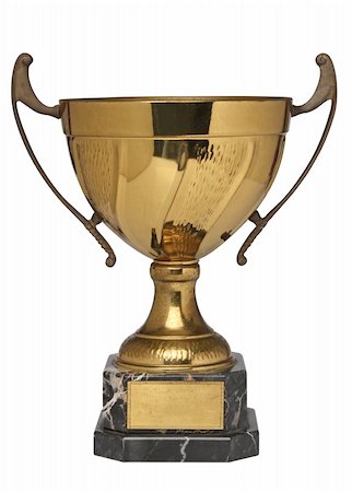 simsearch:693-06325208,k - First place. A gold trophy Stock Photo - Budget Royalty-Free & Subscription, Code: 400-05135416