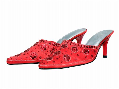 simsearch:400-06070695,k - red shoes isolated on white Foto de stock - Super Valor sin royalties y Suscripción, Código: 400-05136557