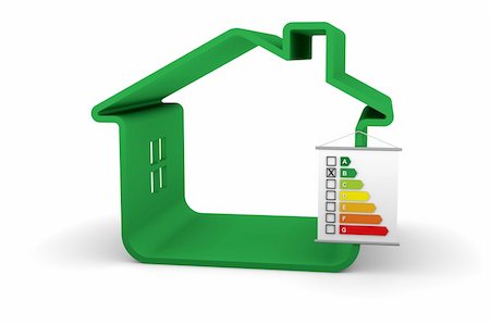 requirement - House with an B energy performance classification Stock Photo - Budget Royalty-Free & Subscription, Code: 400-05138902