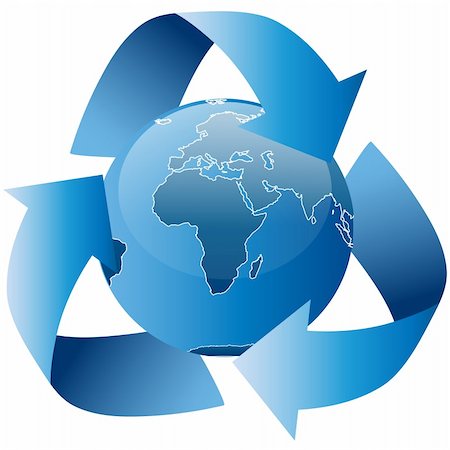 simsearch:400-04597943,k - This is a symbol of the earth and a recycle icon put together. Stock Photo - Budget Royalty-Free & Subscription, Code: 400-05130314