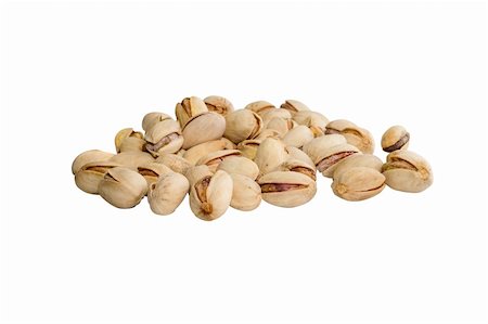 simsearch:400-04833195,k - Lots of pistachio  isolated on white Stock Photo - Budget Royalty-Free & Subscription, Code: 400-05145314