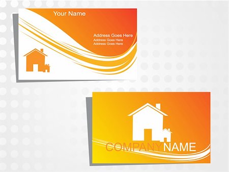 real state business card with logo_8 Stock Photo - Budget Royalty-Free & Subscription, Code: 400-05146419