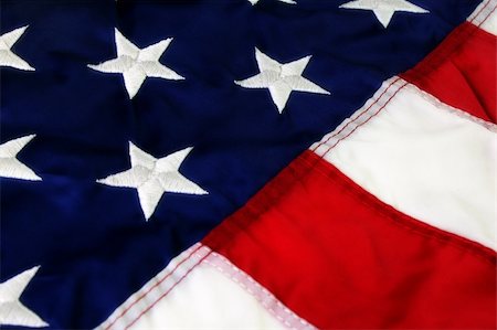 simsearch:400-06389956,k - American Flag Detail Photographie de stock - Aubaine LD & Abonnement, Code: 400-05147210