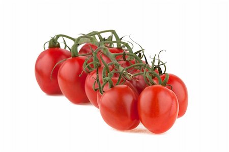 simsearch:400-04393672,k - cherry tomatoes, isolated on white background Stock Photo - Budget Royalty-Free & Subscription, Code: 400-05147779
