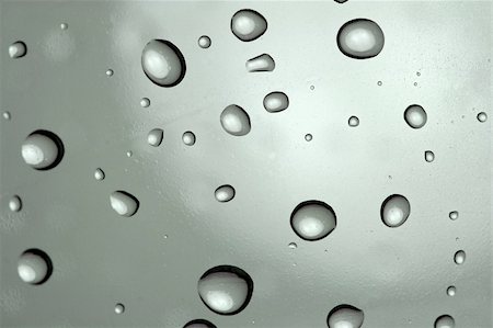 simsearch:400-05363406,k - Rain drops on a gray surface Stock Photo - Budget Royalty-Free & Subscription, Code: 400-05148408