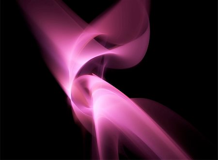 Bright pink abstract background with waves of light and black background Stock Photo - Budget Royalty-Free & Subscription, Code: 400-05140373