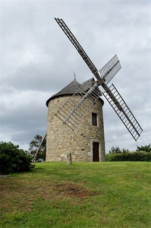 simsearch:400-05319608,k - Brittany windmill Stock Photo - Budget Royalty-Free & Subscription, Code: 400-05141445