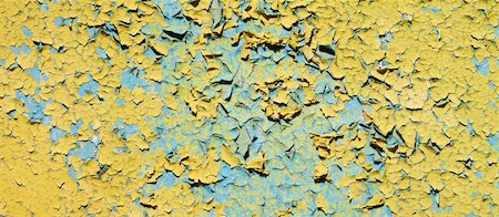 simsearch:400-05224637,k - The old grunge cracked yellow wall of ruins Stock Photo - Budget Royalty-Free & Subscription, Code: 400-05154582