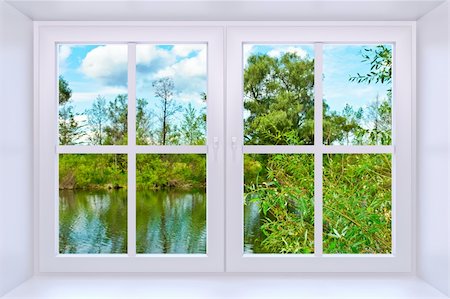 simsearch:400-07820254,k - The nature behind a window 3d render with inserted photo Stock Photo - Budget Royalty-Free & Subscription, Code: 400-05157649