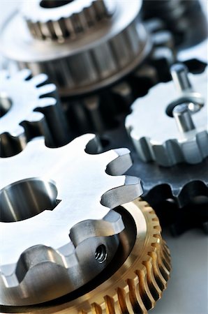 simsearch:700-03601449,k - Industrial metal gears and machine parts connected Stock Photo - Budget Royalty-Free & Subscription, Code: 400-05159955