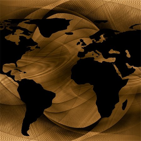 simsearch:400-05075451,k - map of the world on a brown background Stock Photo - Budget Royalty-Free & Subscription, Code: 400-05150504