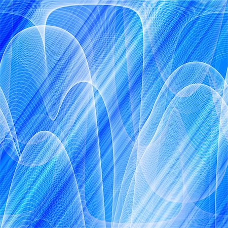 simsearch:400-05075451,k - Abstract flowing lines on a soft blue backgrond Stock Photo - Budget Royalty-Free & Subscription, Code: 400-05150580