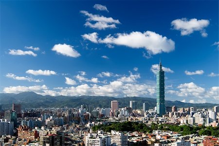 simsearch:400-04564562,k - It is a beautiful cityscape in Taipei of Taiwan. Stock Photo - Budget Royalty-Free & Subscription, Code: 400-05153121