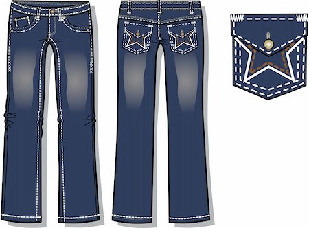 simsearch:400-04640737,k - lady boot cut denim jeans Stock Photo - Budget Royalty-Free & Subscription, Code: 400-05165691
