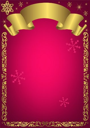 simsearch:400-04642641,k - Abstract christmas  background with  golden bow and snowflakes Foto de stock - Super Valor sin royalties y Suscripción, Código: 400-05165980