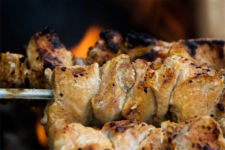 simsearch:400-04587885,k - Barbecue or shashlik preparation on a brazier Stock Photo - Budget Royalty-Free & Subscription, Code: 400-05168242