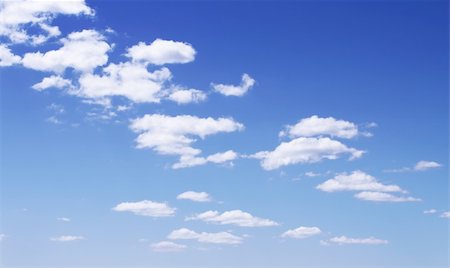 simsearch:400-07661289,k - White clouds in the blue sky Stock Photo - Budget Royalty-Free & Subscription, Code: 400-05160366