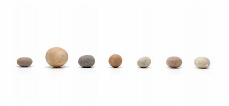 simsearch:400-04016023,k - row of seven pebbles, one larger than the others Stock Photo - Budget Royalty-Free & Subscription, Code: 400-05162235