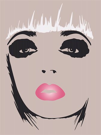 simsearch:400-05678958,k - fashion woman pop art poster Photographie de stock - Aubaine LD & Abonnement, Code: 400-05162487