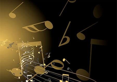 decorative music note - Music design. Available in jpeg and eps8 formats. Stock Photo - Budget Royalty-Free & Subscription, Code: 400-05174871