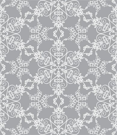 simsearch:400-04642641,k - Seamless snowflake pattern on silver background. Available in vector format. Vector format is Adobe illustrator EPS file, compressed in a zip file. The document can be scaled to any size without loss of quality. Stock Photo - Budget Royalty-Free & Subscription, Code: 400-05174882