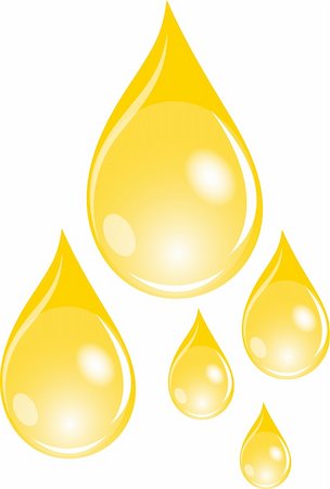 simsearch:400-07982589,k - Illustration of  a set of golden waterdrops Stock Photo - Budget Royalty-Free & Subscription, Code: 400-05175001