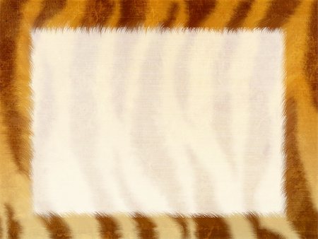 simsearch:400-04199406,k - Grunge frame - striped fur of a tiger Stock Photo - Budget Royalty-Free & Subscription, Code: 400-05177707