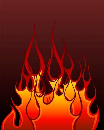 simsearch:400-04159167,k - Inferno fire vector background for design use Stock Photo - Budget Royalty-Free & Subscription, Code: 400-05177771