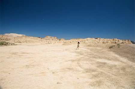 desert of Bardenas Reales at navarra in spain Stock Photo - Budget Royalty-Free & Subscription, Code: 400-05178166