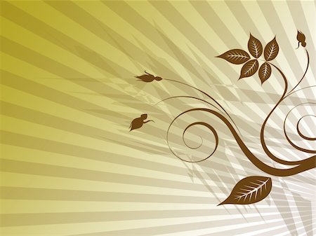background with brown flower Stock Photo - Budget Royalty-Free & Subscription, Code: 400-05171154