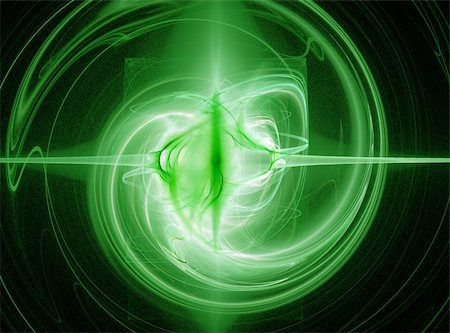 exploding electricity - abstract glowing green energy burst design Stock Photo - Budget Royalty-Free & Subscription, Code: 400-05171310