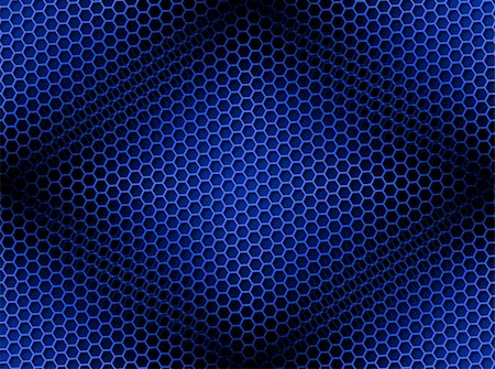 Seamless blue honeycomb on brown background with light effect. Stock Photo - Budget Royalty-Free & Subscription, Code: 400-05173368