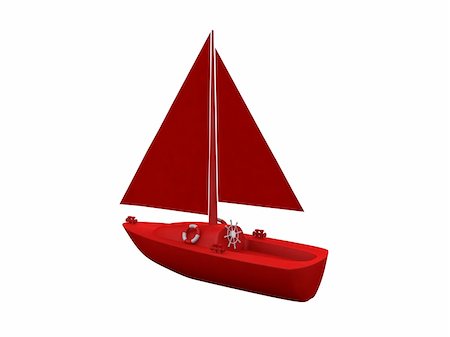 simsearch:400-05124606,k - ship. 3D yacht sport icon Stock Photo - Budget Royalty-Free & Subscription, Code: 400-05173426