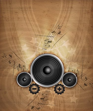simsearch:400-04084371,k - Abstract Illustration of electronical Music with boxes Stock Photo - Budget Royalty-Free & Subscription, Code: 400-05186727