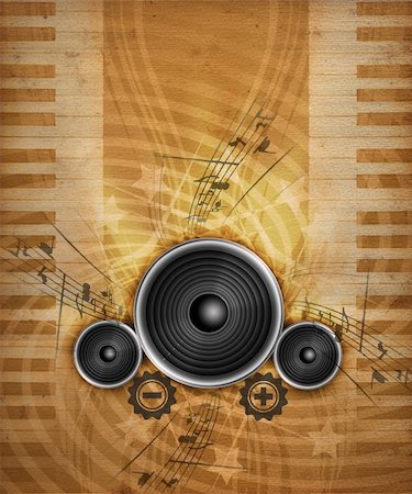 simsearch:400-04084371,k - Abstract Illustration of electronical Music with boxes Stock Photo - Budget Royalty-Free & Subscription, Code: 400-05186919