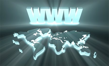 simsearch:400-05676766,k - WWW World Wide Web Internet Online in 3d Stock Photo - Budget Royalty-Free & Subscription, Code: 400-05189075