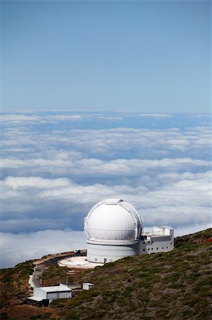 Roque de los Muchachos Observatory in La Palma (Canary ilands spain) Foto de stock - Super Valor sin royalties y Suscripción, Código: 400-05180145