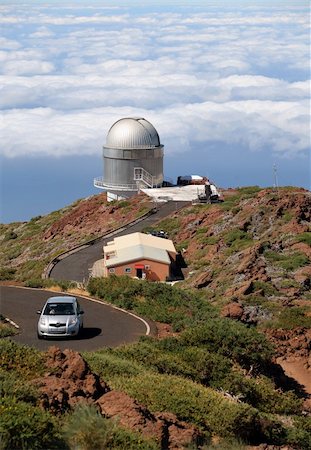 Roque de los Muchachos Observatory in La Palma (Canary ilands spain) Foto de stock - Super Valor sin royalties y Suscripción, Código: 400-05180146