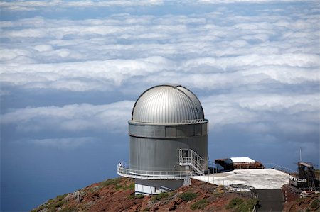 Roque de los Muchachos Observatory in La Palma (Canary ilands spain) Stock Photo - Budget Royalty-Free & Subscription, Code: 400-05180142