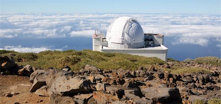 Roque de los Muchachos Observatory in La Palma (Canary ilands spain) Stock Photo - Budget Royalty-Free & Subscription, Code: 400-05180150