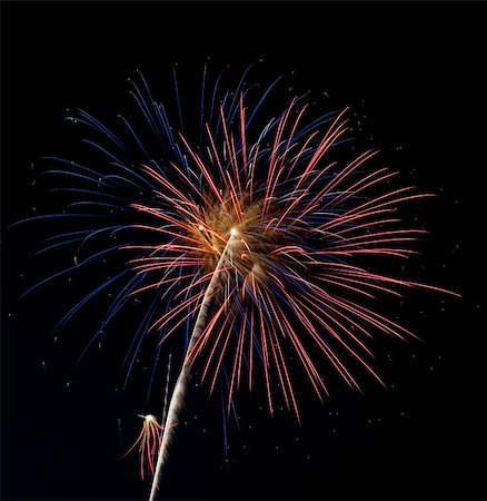 simsearch:400-04882938,k - Beautiful fireworks fill the night time sky Stock Photo - Budget Royalty-Free & Subscription, Code: 400-05180745