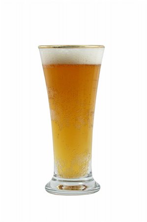 A isolated pilsner glass of beer Stock Photo - Budget Royalty-Free & Subscription, Code: 400-05194673