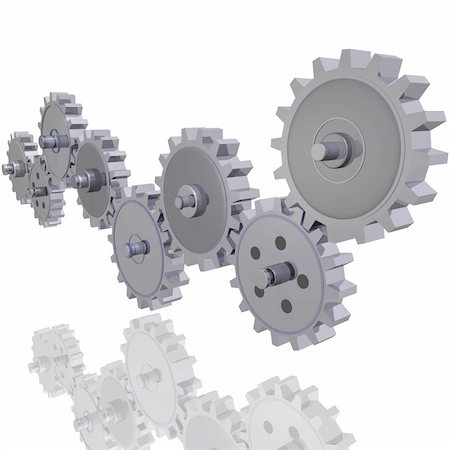 simsearch:700-05803434,k - Image of various 3D gears. Stock Photo - Budget Royalty-Free & Subscription, Code: 400-05199075