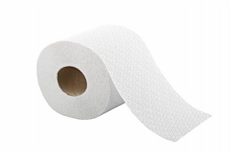 simsearch:400-05370670,k - one roll of soft toilet paper isolated on white Stock Photo - Budget Royalty-Free & Subscription, Code: 400-05192700