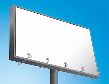 simsearch:400-05670554,k - Empty Billboard With Space For Your Text Stock Photo - Budget Royalty-Free & Subscription, Code: 400-05207440