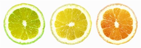 simsearch:400-04716078,k - Lime, Lemon, Grapefruit -  Citrus Trafficlight on White Background Stock Photo - Budget Royalty-Free & Subscription, Code: 400-05202845