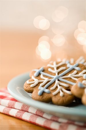 simsearch:400-05721521,k - Delicious homemade Christmas gingerbread cookies Stock Photo - Budget Royalty-Free & Subscription, Code: 400-05203838